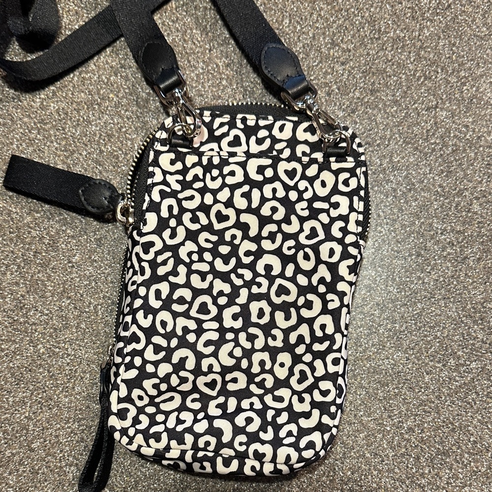kate spade Black & White Leopard Phone Crossbody - Picture 4 of 4